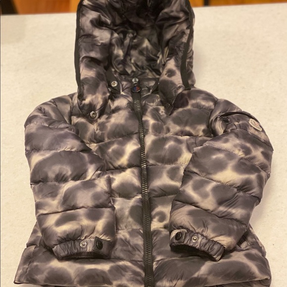 Moncler Other - SOLD‼️Moncler Bady Cheetah Print Hood Down Jacket